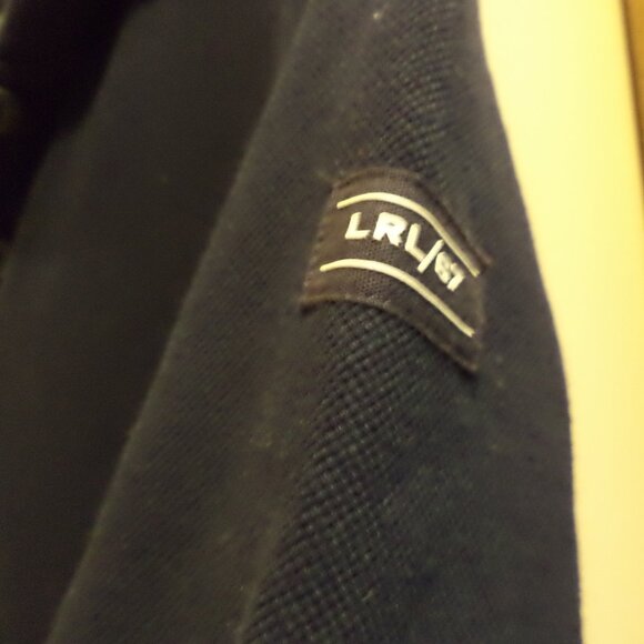 Lauren POLO SHIRT DRESS with Hood ~ BATHING SUIT COVER-UP - Navy - Size P/S - Picture 3 of 10